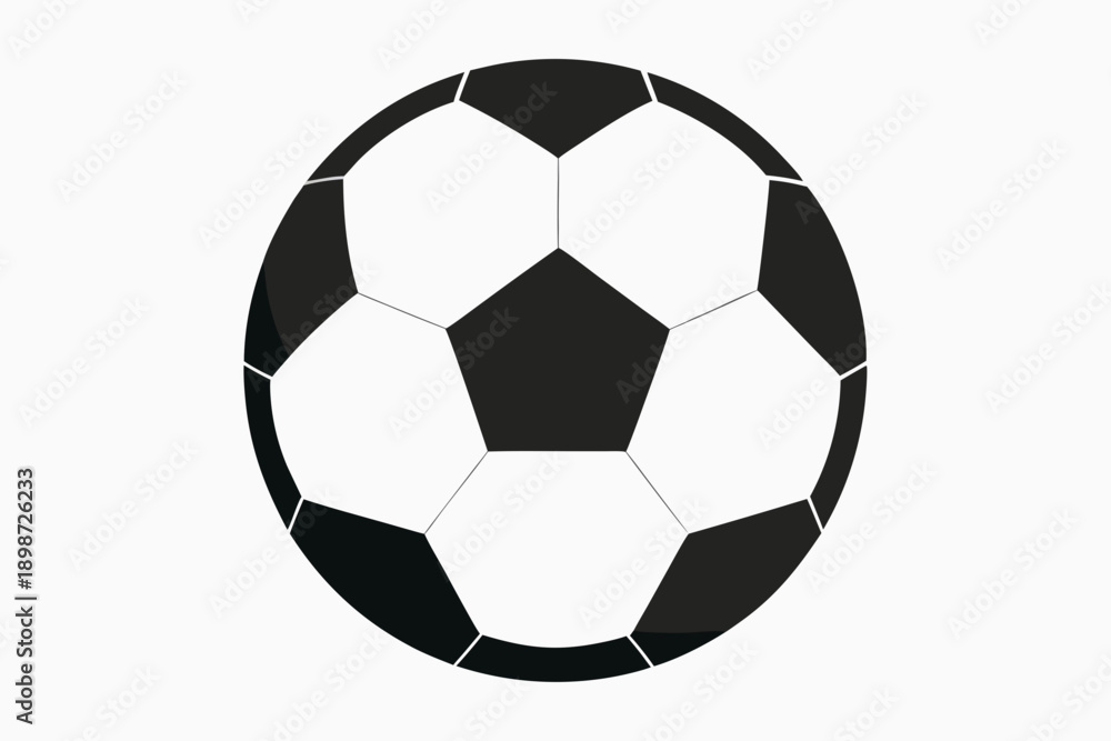 Fototapeta premium soccer ball isolated on white