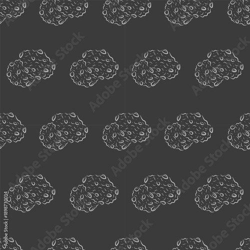 chocolate chip cookies pattern. chocolate cookies seamless pattern. doodle cookies seamless pattern. doodle chocolate cookies background