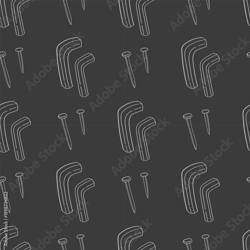 construction pattern. construction tool seamless pattern. doodle construction seamless pattern. construction tool background