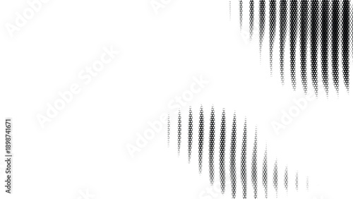 Halftone Hexagon Pattern Abstract Vector Background with Gradual Density Changes