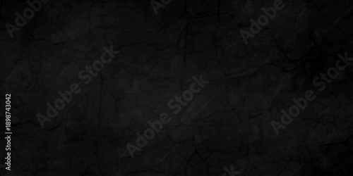 Dark gray black slate stone wall background in natural pattern for decorative texture. grunge background dark black chalk board and black board texture. cement floor and lines paint black background.