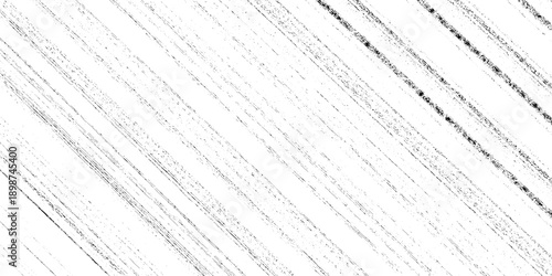 Abstract texture grunge made of diagonal streaks and distressed lines, black ink on a white background. grunge scratch patterns, chaotic linear noise. dirty monochrome pattern of the old worn surface.