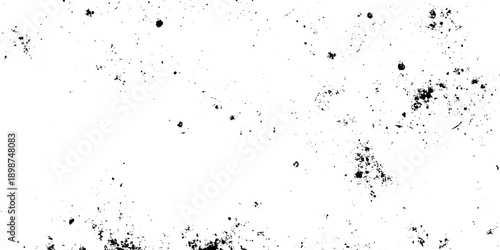 White and black ink splatter grunge dust particle and dust grain texture. grunge texture with scratches and cracks paint wall texture. dust overlay distress grain with scratch grunge urban background.