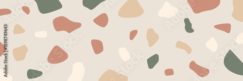 Minimalist pastel terrazzo background – Great for contemporary fashion branding, flooring mockups, or elegant web design.