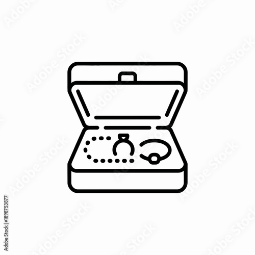 An open makeup case displaying various beauty and grooming tools isolated on white background, Vector, illustration