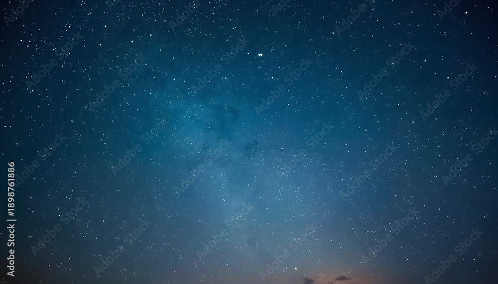 Fototapeta premium Night Sky Watercolor Background With Stars And Gradient