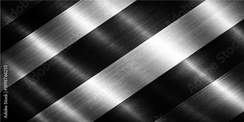 Brushed silver metal texture featuring a polished stainless steel surface with a smooth industrial aluminum pattern and shiny grey metallic finish for a sleek material background