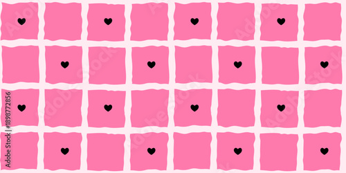 Stripe watercolor wave with pattern baby gingham for heart stripes line. Seamless tablecloth pink with cloth valentines black for checkerboard white plaid. Checker cute stripe with print