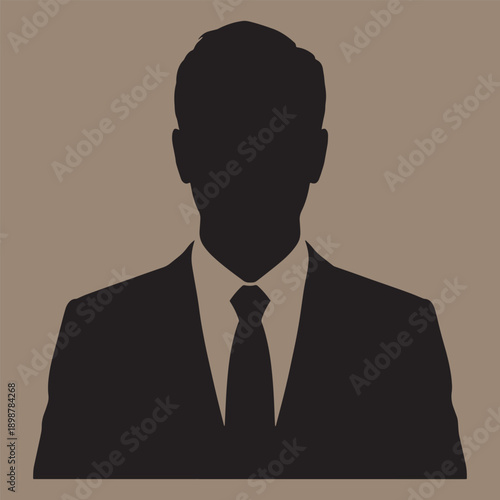 businessman silhouette vector