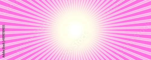 Pink sunshine vector background. illustration abstract wallpaper for template website and business social media advertising. Beautiful luxury concept.