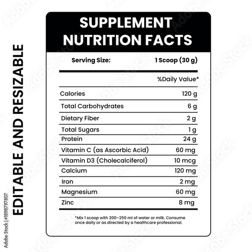 supplement nutrition facts, nutrition facts supplement label, dietary supplement facts, supplement facts panel, nutrition label for supplements, supplement ingredients list, vitamins and minerals 