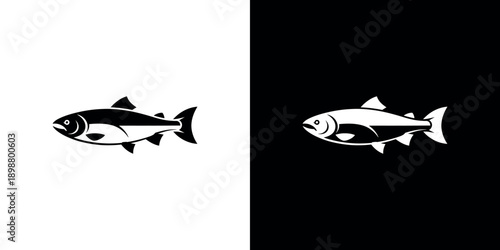 Silhouette of a man wearing a headset shown in positive and negative