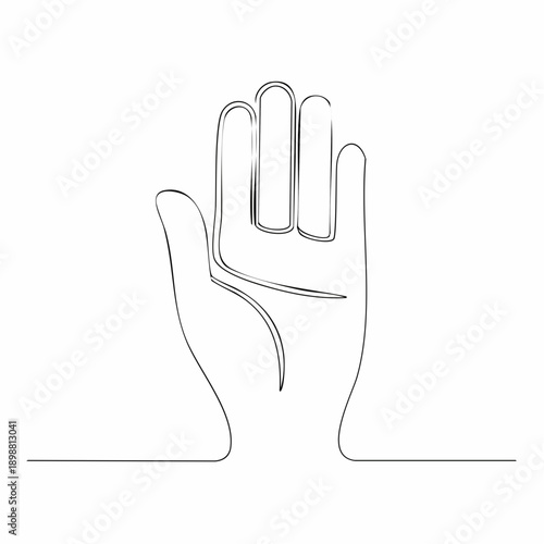 Illustration minimaliste d’une main avec motifs symboliques sur fond clair. Idéal pour projets liés à la chiromancie, au bien-être, à l’anatomie ou au design spirituel.