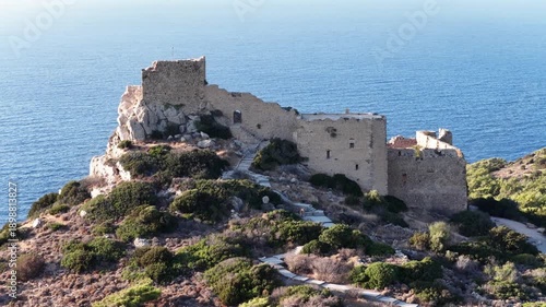 Wallpaper Mural Exploring historic castle ruins on Rodos island Greece Torontodigital.ca