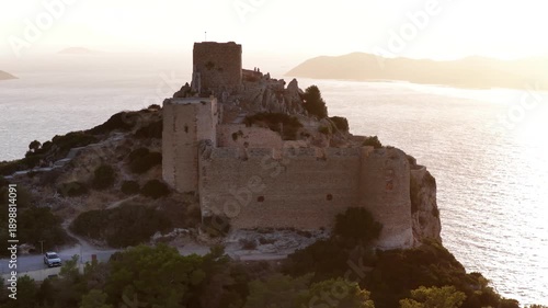 Wallpaper Mural Kritinia Castle sunset on Rodos Island Greece Torontodigital.ca