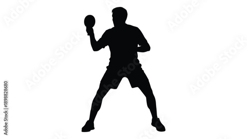 Silhouette of a boxer in a fighting stance raising one glove defensively