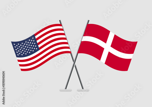 United States and Sovereign Military Order of Malta vector flags symbolizing international bond