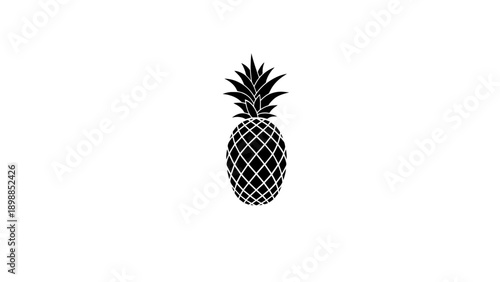 pineapple isolated on white background