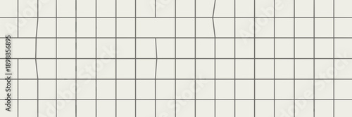 Asymmetrical broken line grid illustration – Perfect for technical drawing backgrounds, creative agency branding, or math-themed graphics.