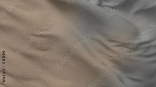 Wallpaper Mural Textured fabric with soft folds in neutral beige and grey tones Torontodigital.ca