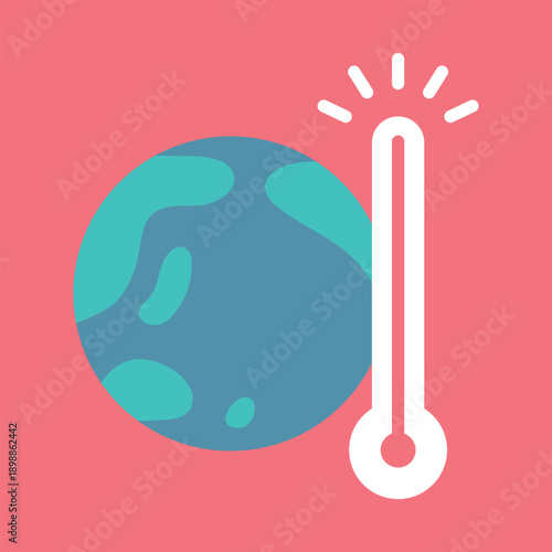 地球温暖化のアイコン