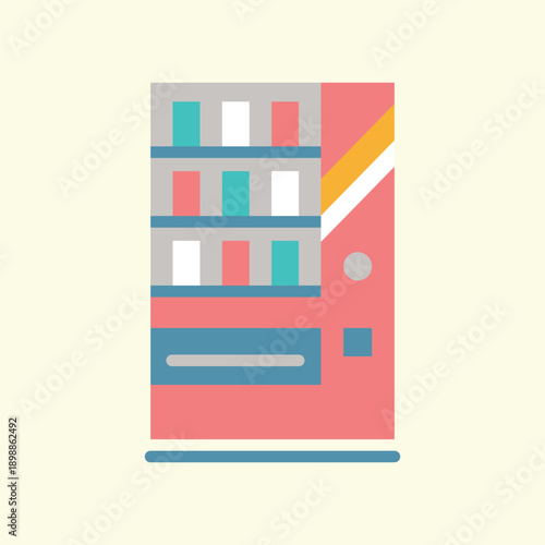 自動販売機のカラーアイコン