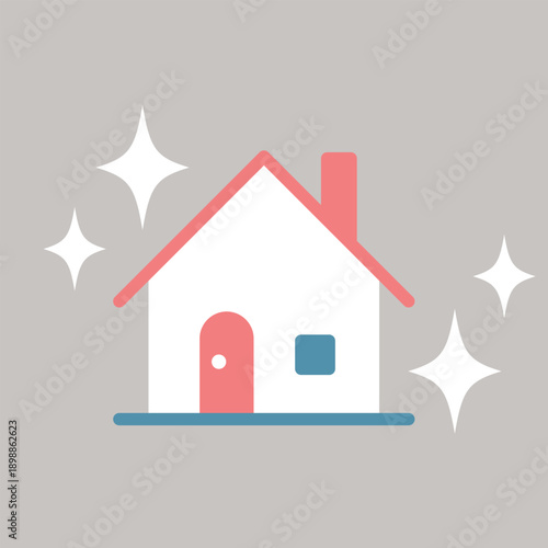 新築マイホームのカラーアイコン