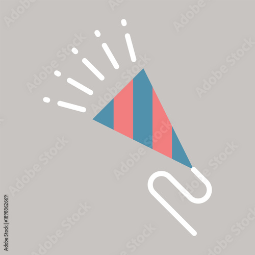 クラッカーのカラーアイコン