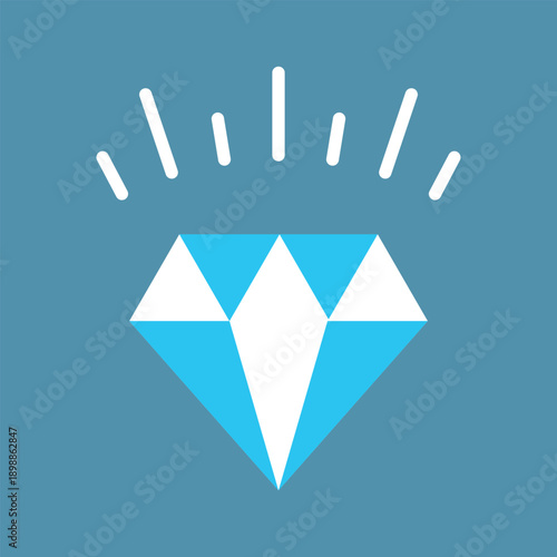 ダイヤモンドのカラーアイコン