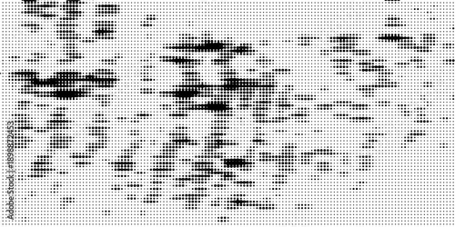 Black-white gradient halftone dots background. modern eps 10.