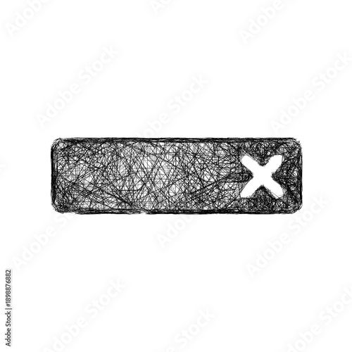 Sketch cancel button icon design