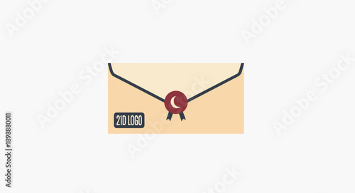 Sealed envelope with red wax stamp.