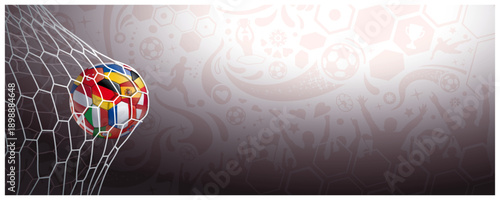 ARRIÈRE-PLAN ROUGE SPÉCIAL FOOTBALL_Drapeau Allemand devant