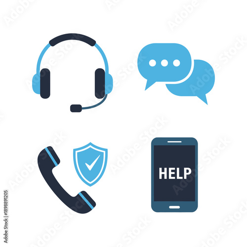 Customer support team provides help via phone and chat