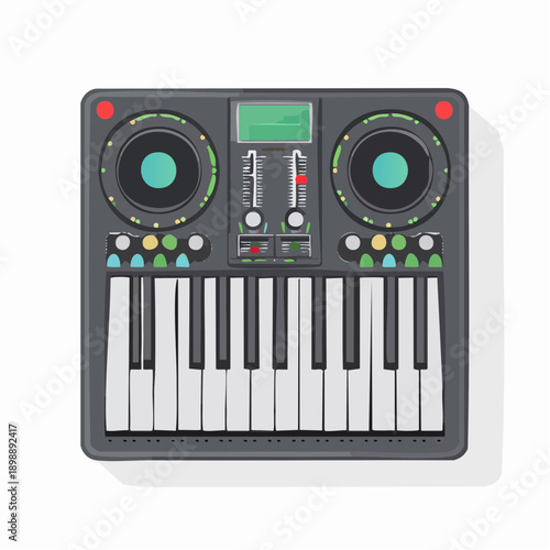 Synthétiseur numérique – illustration d’un contrôleur MIDI pour création musicale