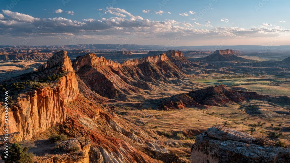 Naklejka premium Utah Desert Landscape at Sunrise