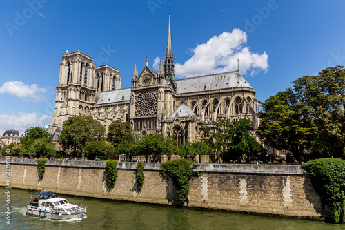 Notre Dame Cathedral in Paris, France