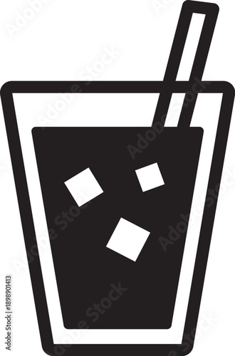 アイスコーヒー　アイコン