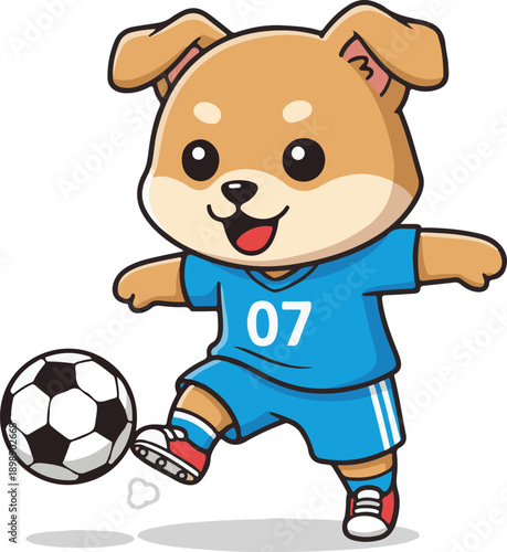 Little Baby Swimming Mascot Character with Goggles Vector