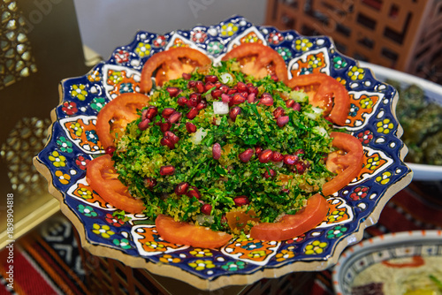 eid al fitr ramadan iftar traditional mediterranean tabouli salad