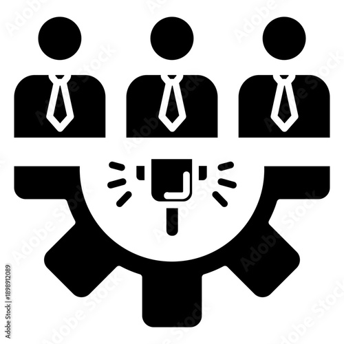 Participation Glyph Icon