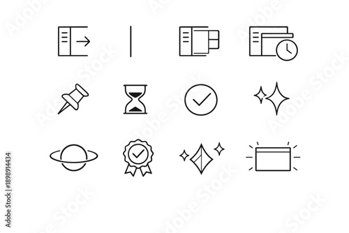 Persistent ux generation vector polished expanded preview simple pin confidence image icon