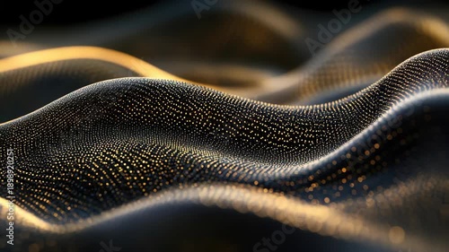 The video shows a microscopic view of an organic light-emitting diode (OLED) fabricated on a paper substrate, with the texture and pattern characteristic of this new technology. The resolution is high