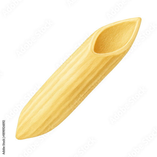 PNG Realistic penne pasta illustration.