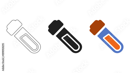 medical representation of laboratory blood testing and analysis