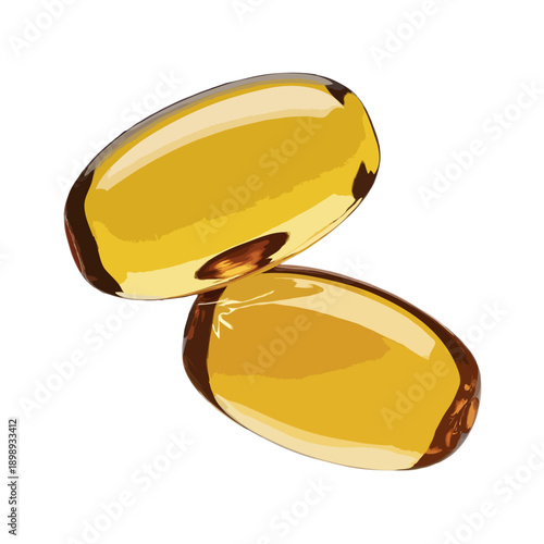 Golden oval jewelry box isolated on white background, Vector, illustration