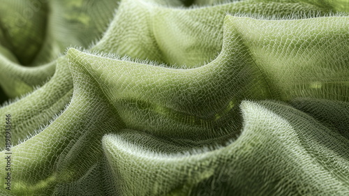 Wallpaper Mural Hyper-detailed fern leaf macro texture with delicate organic structure Torontodigital.ca