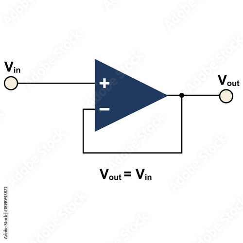 Basic voltage follower circuit design with formula