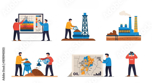 Oil exploration and seismic data analysis