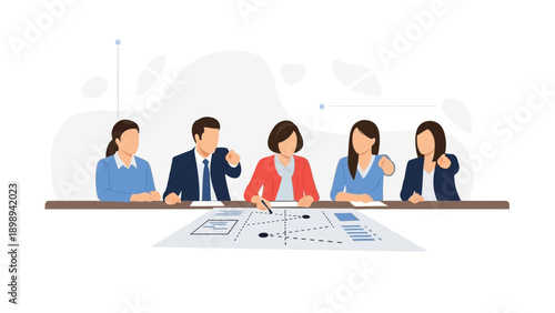 Business Meeting Strategy Planning Team Collaboration Corporate Discussion